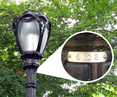 Map Where You Are Random Facts, Central Park Lamp Posts Numbers